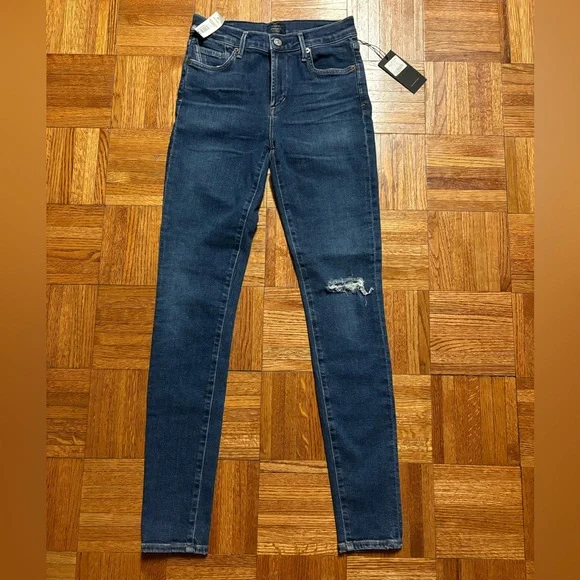 CITIZENS OF HUMANITY rocket swing low skinny jeans size 25 new with tags - Picture 4 of 12